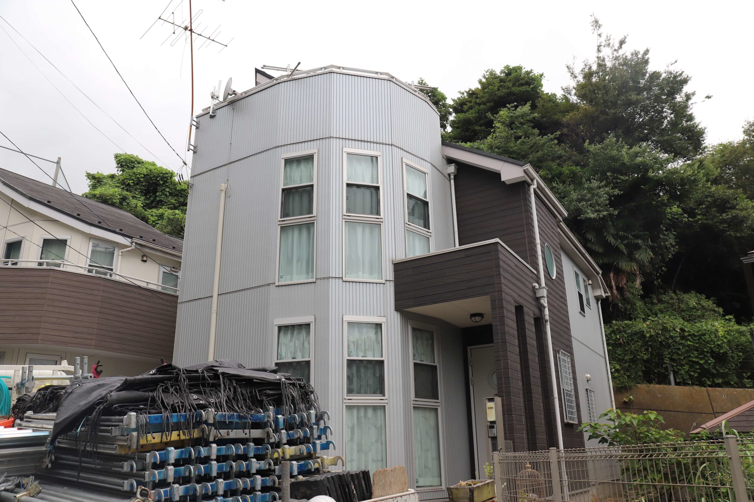 横浜市中区S様邸|外壁塗装|施工前|サイディング|外観