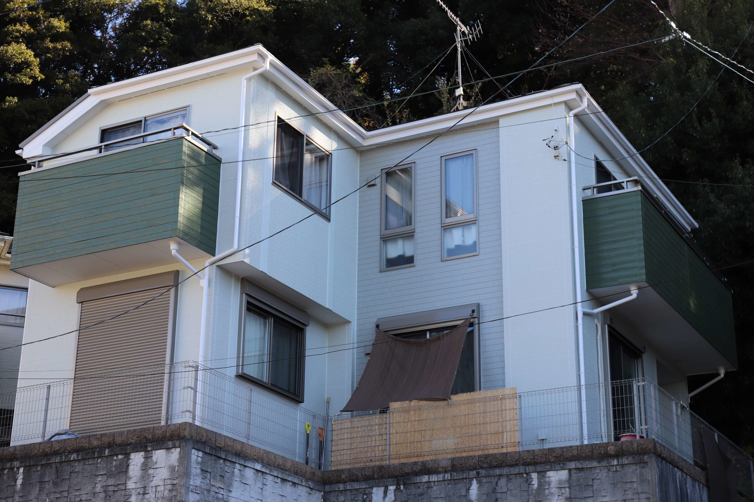 横浜市戸塚区K様邸|外壁塗装|施工後|3色組合せ