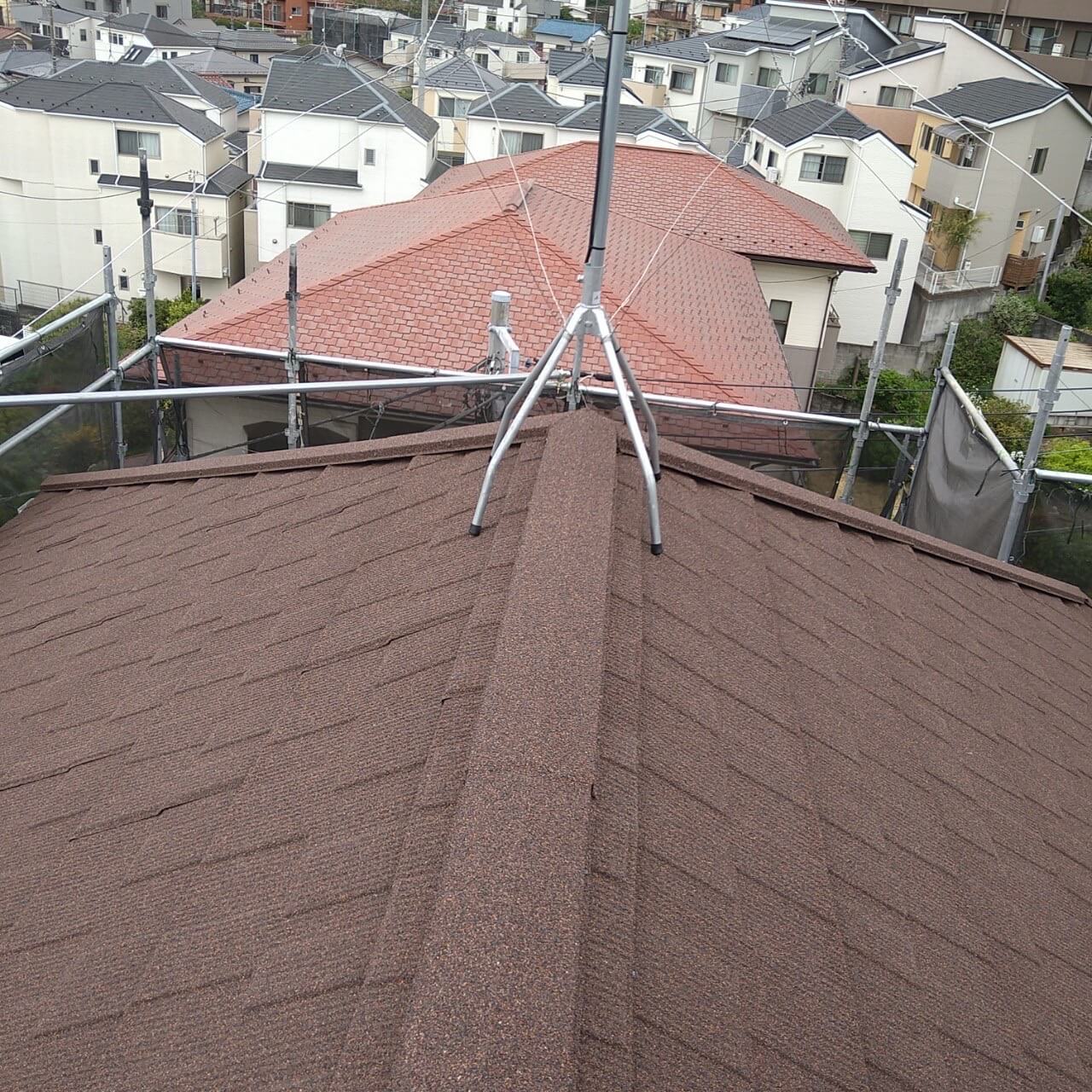 屋根カバー工事後の写真
